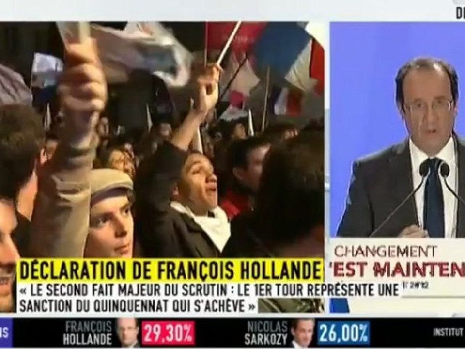 Francois Hollande: "le 6 mai je veux une belle victoire"