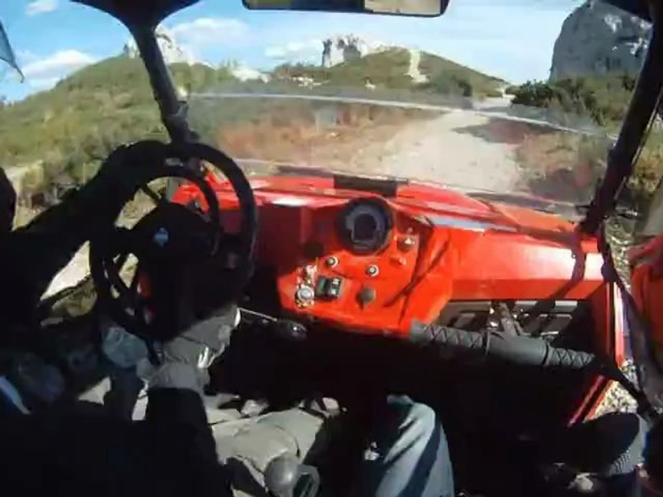 Polaris RZR 800 in board