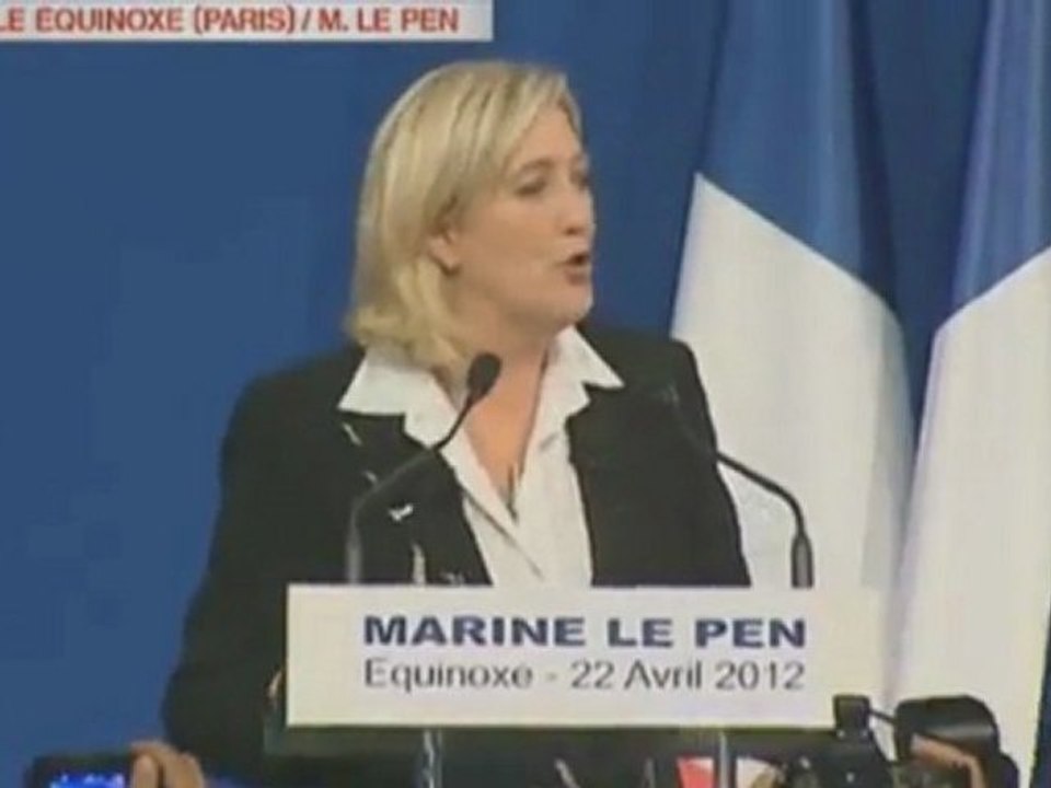 Marine Le Pen : "La bataille ne fait que commencer"
