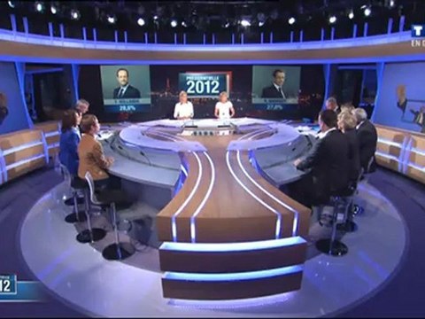 HOLLANDE parle après les résultats présidentiel 2012 (1er tour)