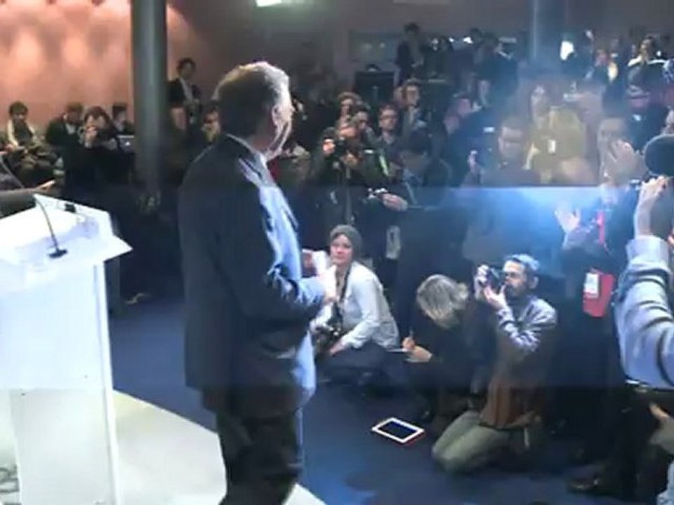 Allocution de François Bayrou - 1er tour - Présidentielles 2012