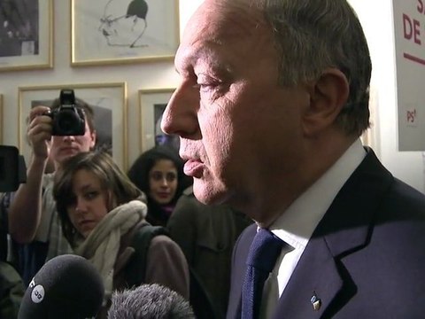 Réaction de Laurent Fabius après le premier tour de l'élection présidentielle