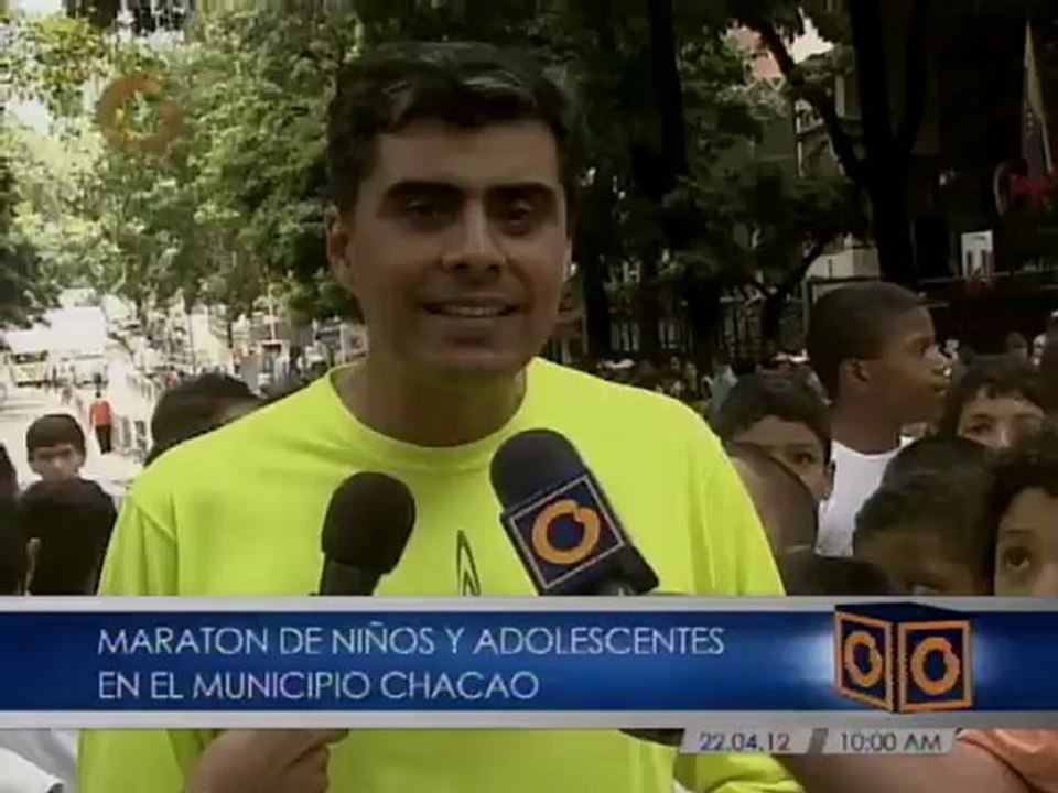 Emilio Graterón realizó circuito infantil deportivo en Chacao