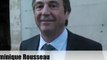 Dominique Rousseau, maire de Bergerac. Réactions aprés le 1er tour présidentielles 2012
