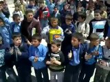 فري برس إدلب  كفرروما مظاهرة طلابية الشعب يريد إعدامك بشار 22  4  2012 Idlib