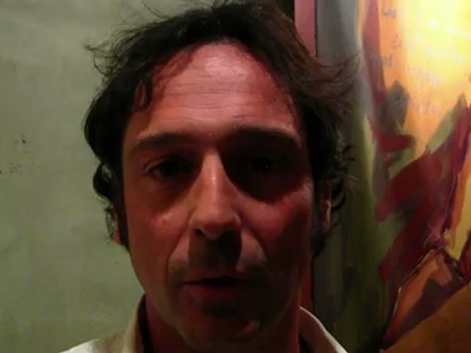 Christophe Cavard, interview au soir du premier tour de la Présidentielle le 22 avril 2012