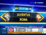 Juventus-Roma-4-0 Highlights gol Sky