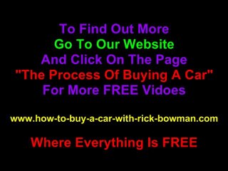 Car Buying Tips Part 3