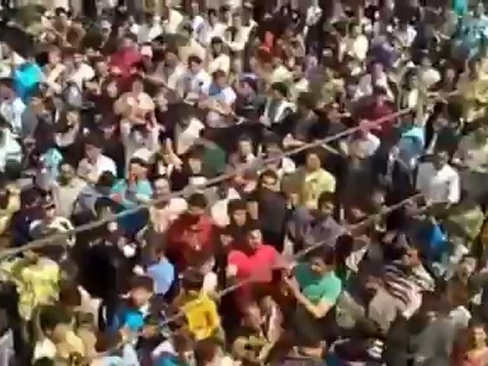 فري برس إدلب معرة حرمة مظاهرة لمطالبة المراقبين بزيارة ادلب 22 4 2012 Idlib