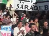 فري برس إدلب سراقب  مسائية نصرة للمدن المنكوبة   22 4 2012 Idlib