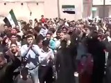 فري برس إدلب التمانعة مظاهرة صباحية نصرة للمدن المنكوبة 22 4 2012 Idlib