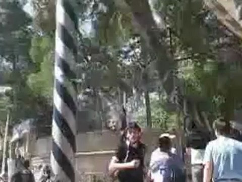 فري برس ريف دمشق هجوم الاحرار على الامن السياسي في التل و اشتباكات 22 4 2012 ج3 Damascus