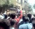 فري برس ريف دمشق التل مظاهرة اثناء تشييع الشهيد البطل محمد حمدان  22 4 2012 ج6 Damascus
