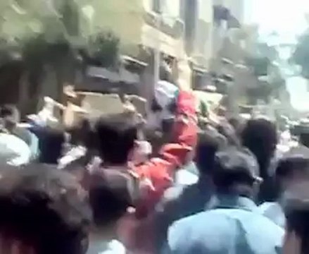 فري برس ريف دمشق التل مظاهرة اثناء تشييع الشهيد البطل محمد حمدان 22 4 2012 ج6 Damascus