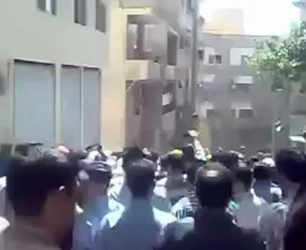 فري برس ريف دمشق التل مظاهرة اثناء تشييع الشهيد البطل محمد حمدان 22 4 2012 ج5 Damascus