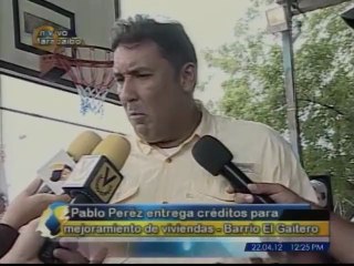 Pablo Pérez afirma que discriminación política "no tiene perdón de Dios"
