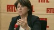 Martine Aubry, première secrétaire du Parti socialiste, lundi sur RTL : 
