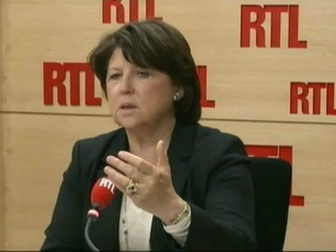 Martine Aubry, première secrétaire du Parti socialiste, lundi sur RTL : Le score de Marine Le Pen ne m'a pas surprise