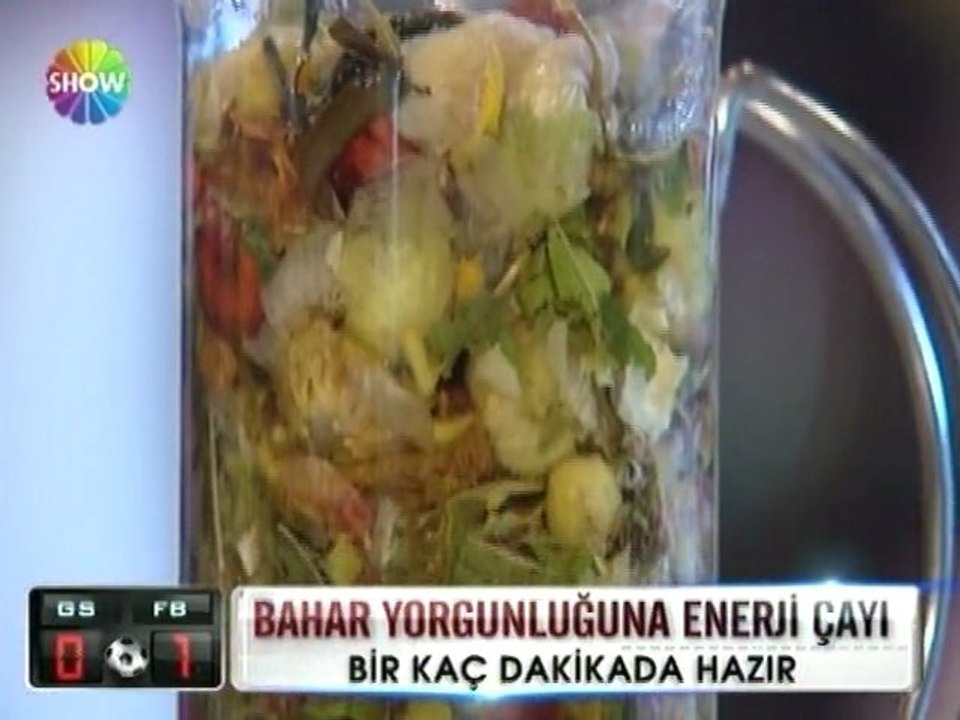 Bahar yorgunluğuna enerji çayı - 22 nisan 2012