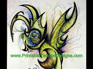 abstract design tattoos