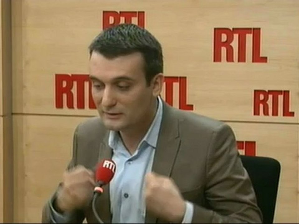 Florian Philippot, directeur de campagne de Marine Le Pen (FN), sur RTL : "Impossible de choisir entre Sarkozy et Hollande"
