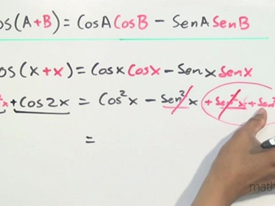 Demostrar que (senx)^2 = (1-cos2x)/2