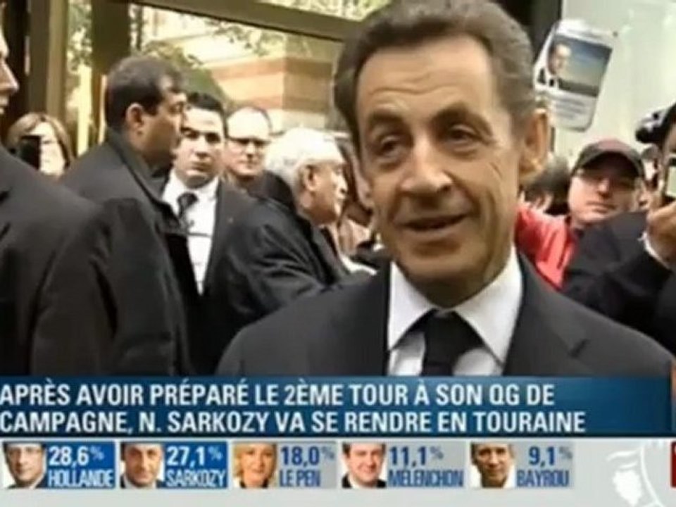 Sarkozy : "Monsieur Hollande ne doit pas fuir"