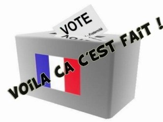 J'ai voté au 1er tour mais...???