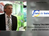 Enseigne CLAIR DE BAIE : Thierry TALOBRE, directeur du développement