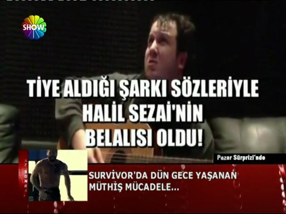 Şahan Gökbakar'dan Halil Sezai taklidi