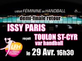 ISSY PARIS HB reçoit TOULON ST CYR VAR HB - Ligue Féminine de Handball