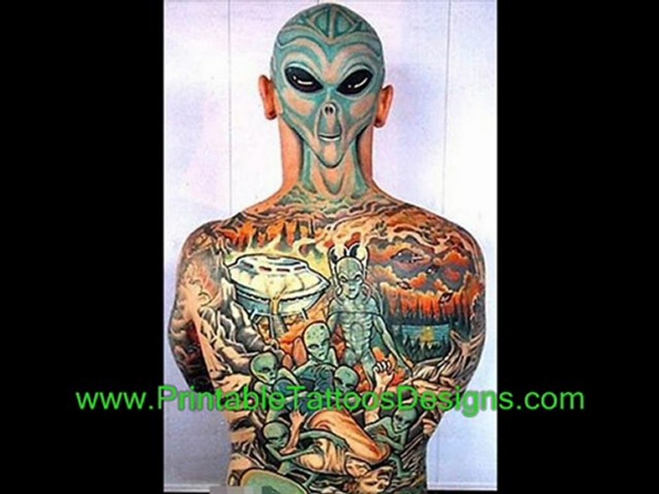 alien tattoo designs