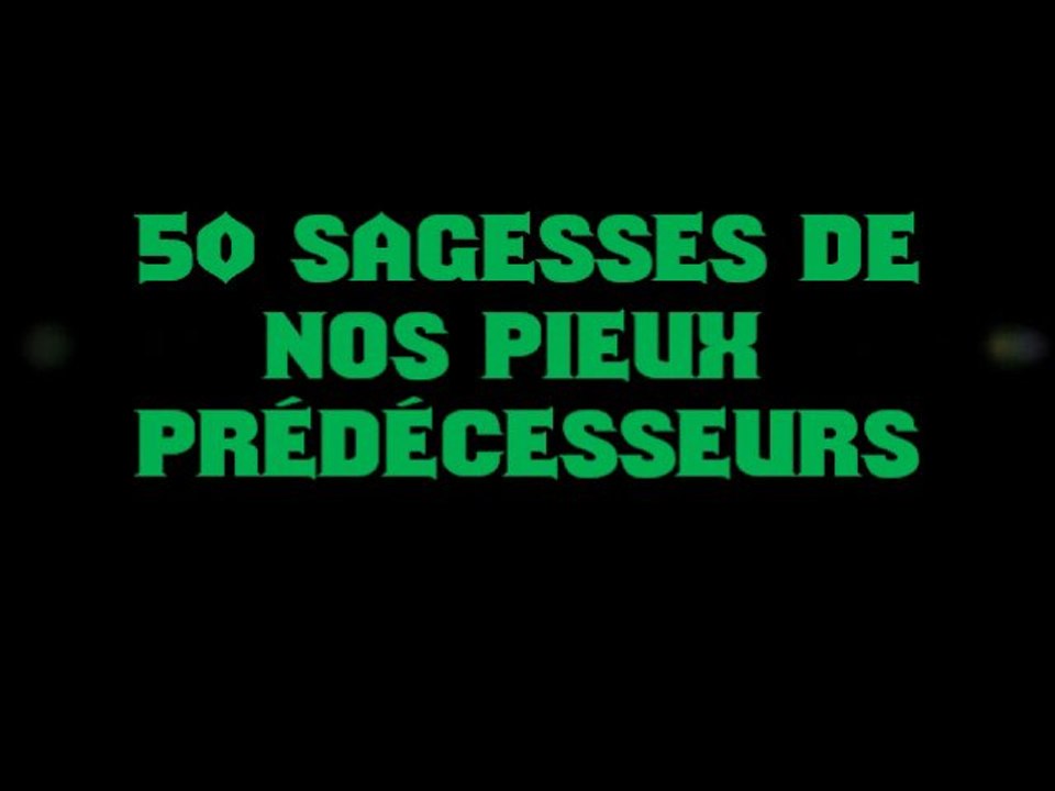 SAGESSES - 16