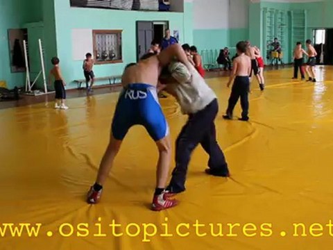 Greco-Roman wrestling. Athletic Hall of Spartacus. Samara, Russia, 13.11.2011. ositopictures.net