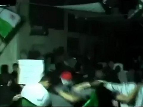 فري برس دمشق نهر عيشة مسائيات الثوار 22 4 2012 Damascus Syria