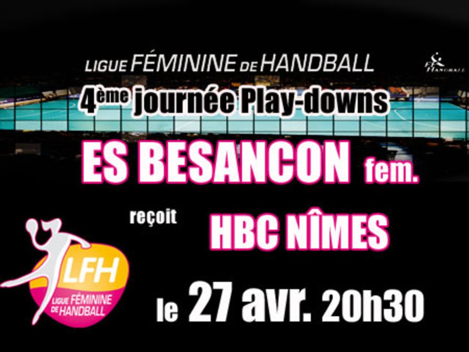 ES BESANCON reçoit HBC NIMES LFH