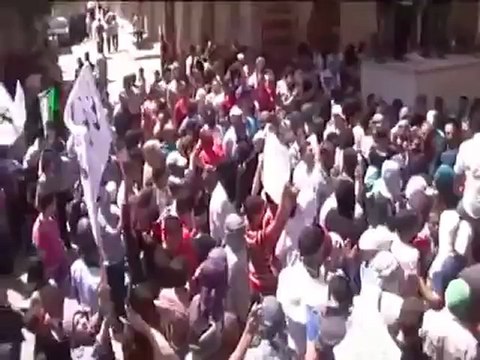 فري برس دمشق جوبر ذكرى أول شهيد في حي جوبر 22 4 2012 Damascus Syria