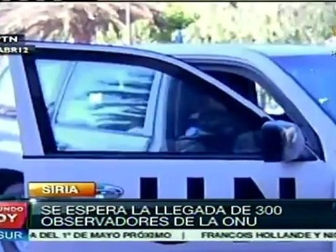 Annan pide respaldo para observadores en Siria