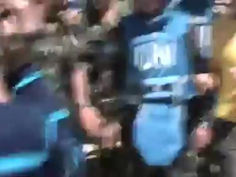 فري برس حمص الرستن لجنة المراقبين مع الجيش الحر22 4 2012 Homs Syria