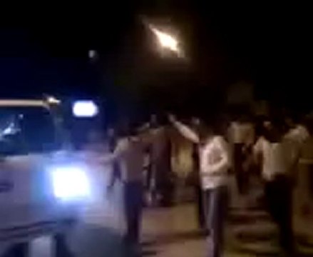 فري برس حلب حي السكري مظاهرة جامع الاخلاص22 4 2012 Aleppo Syria