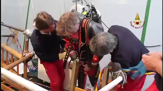 Isola del Giglio - Costa Concordia - Smz recupero dispersi (23.02.12)