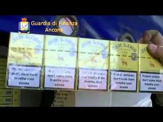 Ancona - Contrabbando, doppio sequestro di sigarette al Porto (11.04.12)