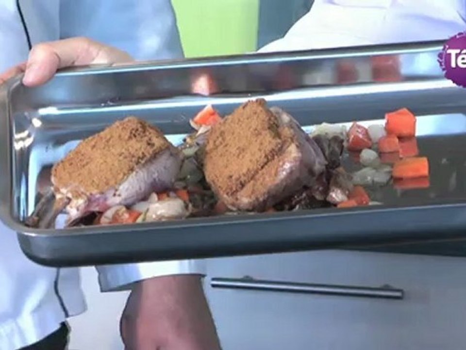 8 avril 2012 - Recette agneau de Pâques par Philippe LECORDIER, chef du Péché Mignon à Saint-Lô