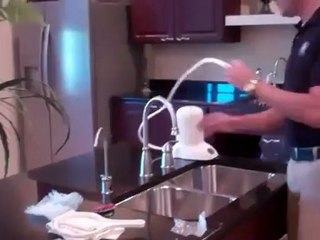 How to install a Multi-Pure Aqua Dome Counter Top Water Filter - GoGreenWaterFilter.com - YouTube