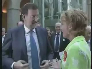 Aguirre saluda a Rajoy y Gallardón