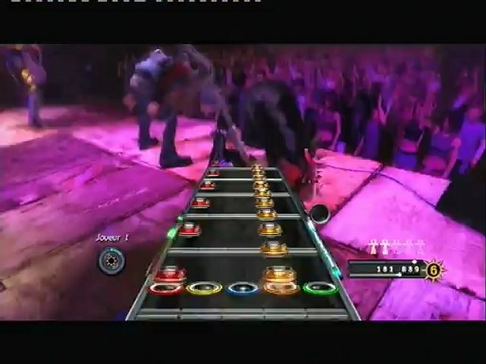 Guitar hero warriors of rock fury of the storm batterie hard ( trophées)