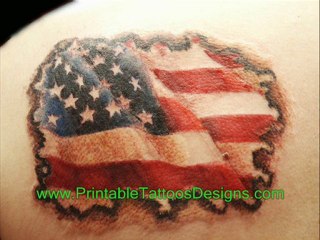 american flag tattoo