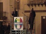 Comizio del candidato sindaco Mammolito 22/04/2012