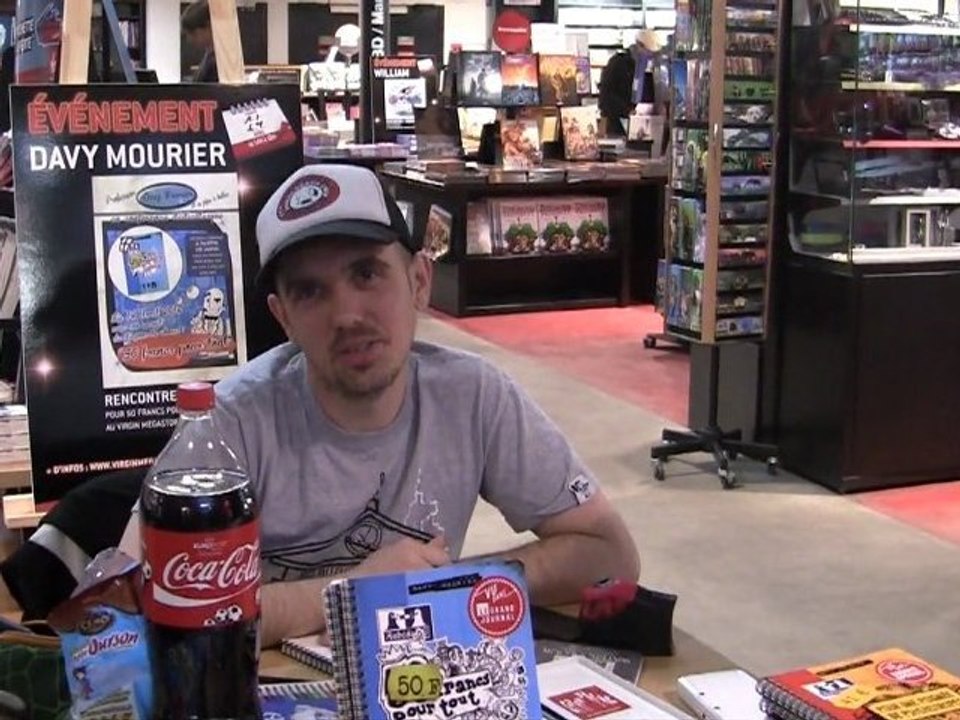 Bref, je suis allé à une dédicace de Davy Mourier