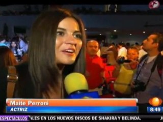 Maite Perroni en el estreno de El Mago de Oz (1N)